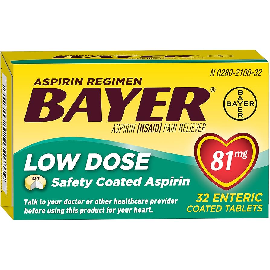Bayer ASPIRIN ブリキ缶 Amazon.com: Bayer Low Dose (81mg) Safety Coated Aspirin
